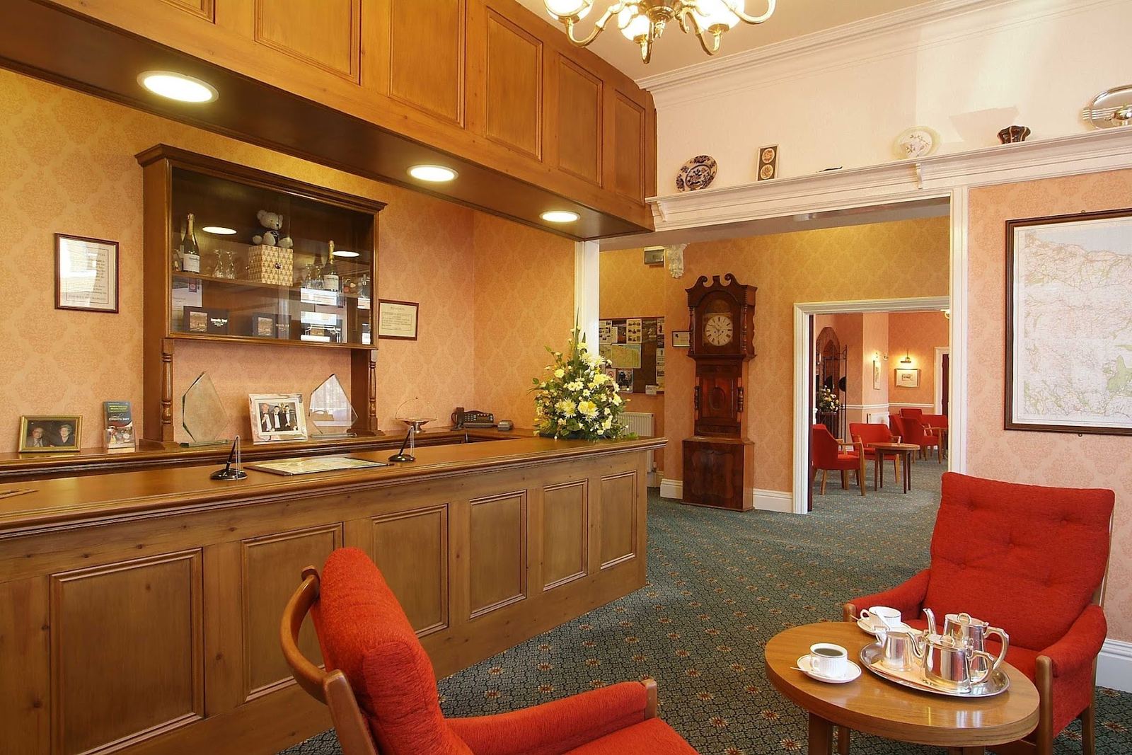The bar at the Saxonville Hotel, Whitby